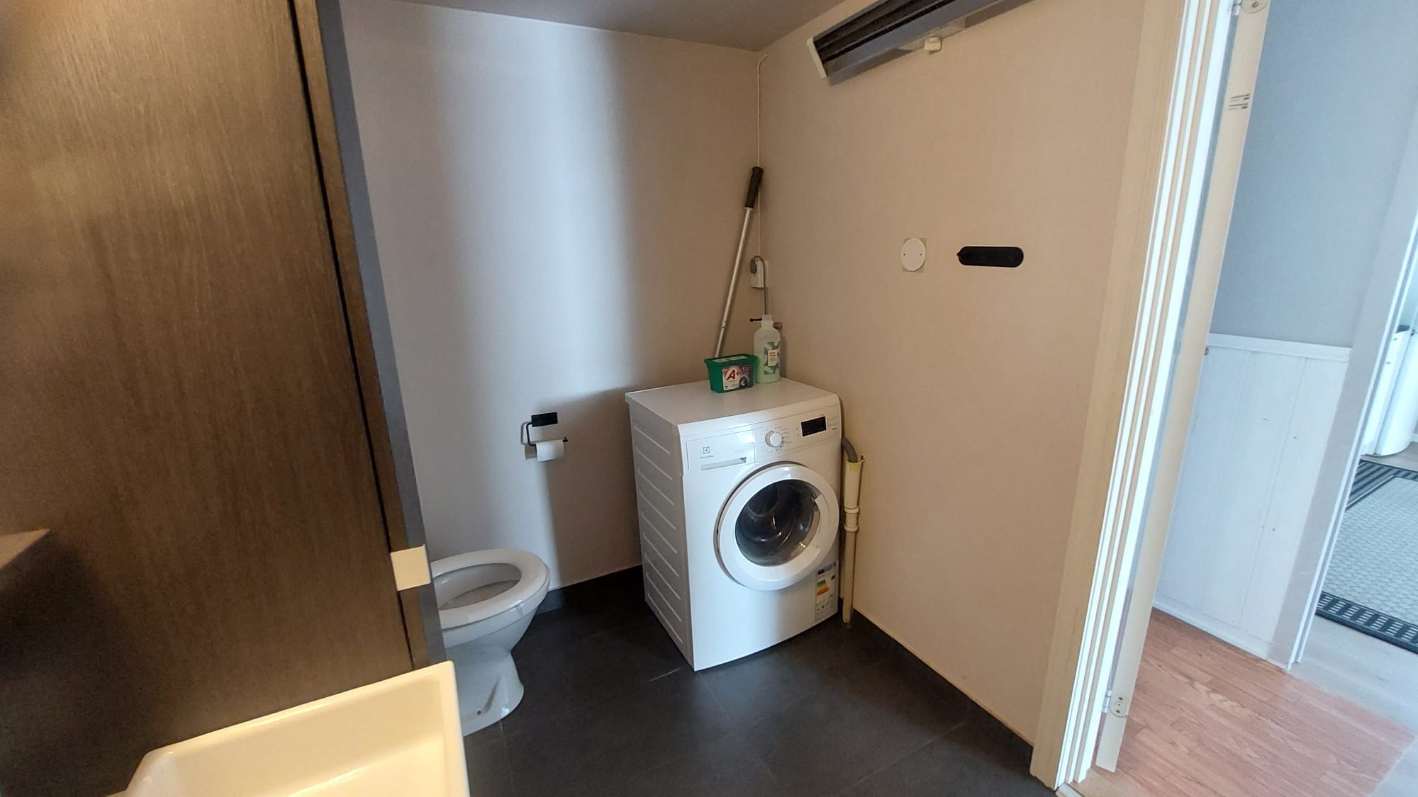 Vaskemaskin på badet